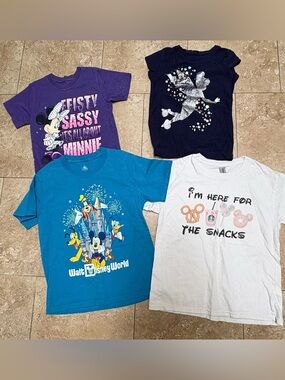 Disney Kids size small graphic  T-Shirts (Minnie, tinker-bell and more)